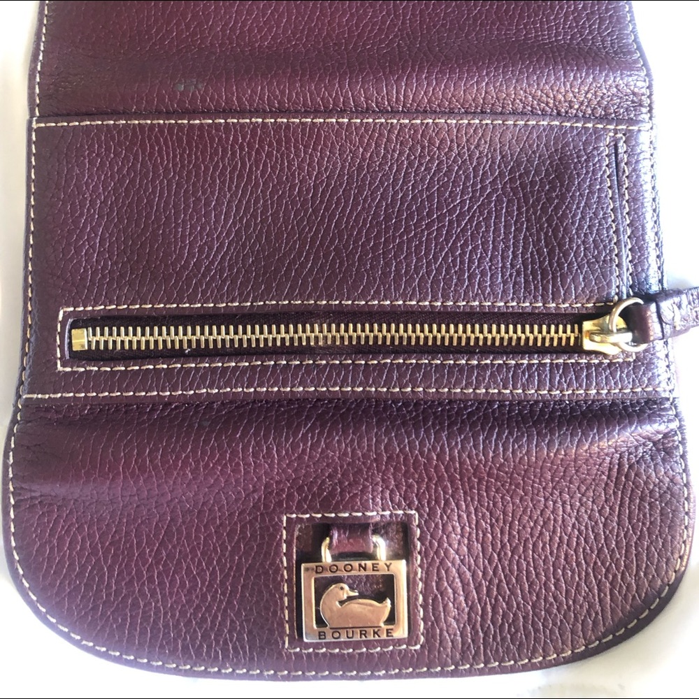 Dooney and Bourke wine color wallet